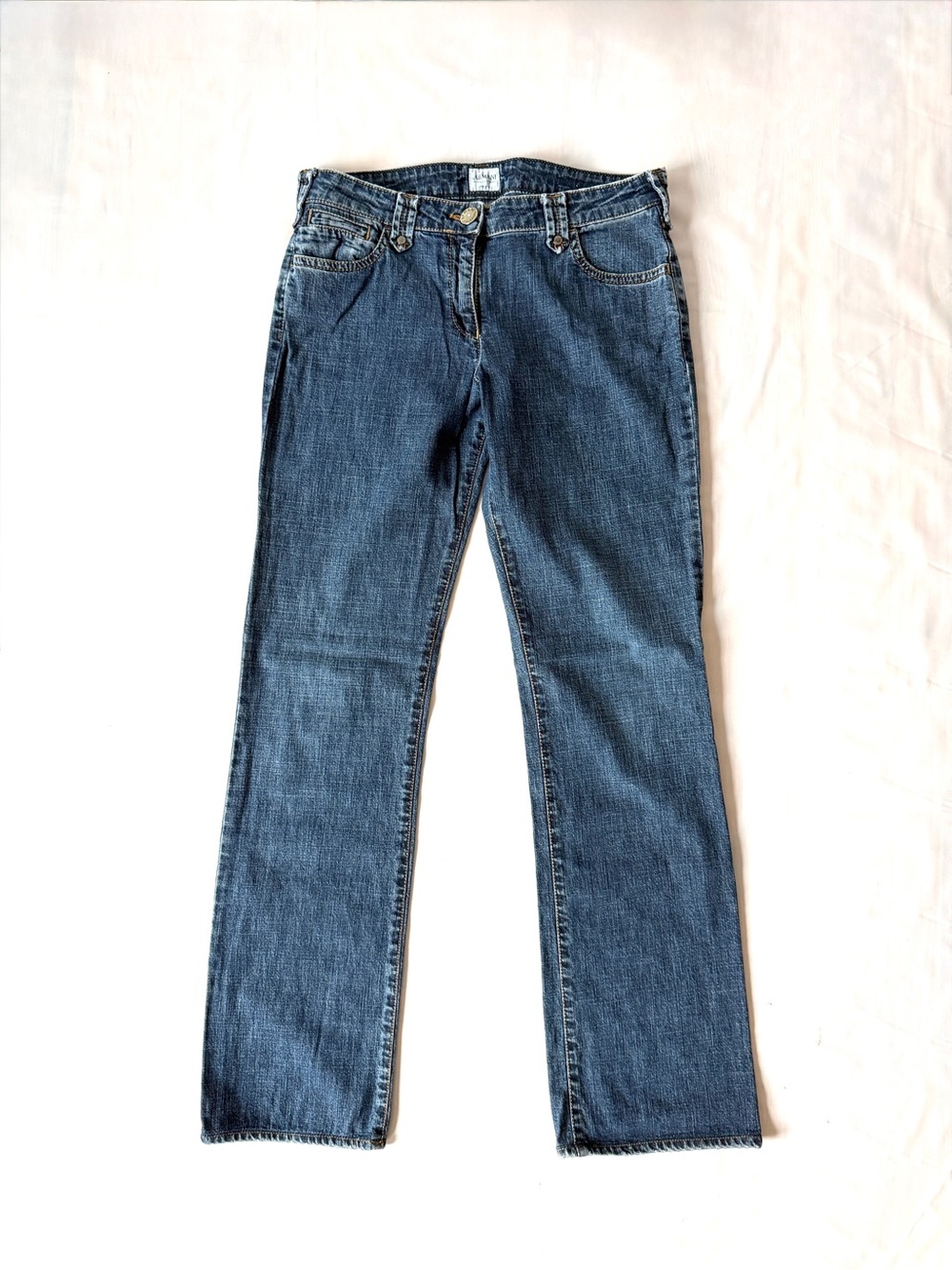 Vintage Armani Collezioni Y2K Jeans Blue Denim Made In Italy Size IT 38 US S